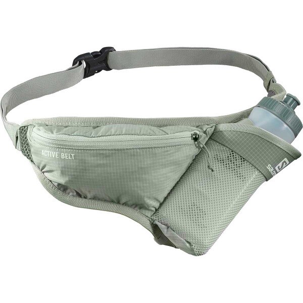 Salomon Active Belt in Iron and Sedona Sage